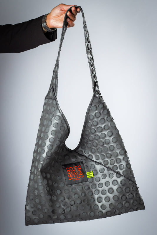 LARGE LIMITED EDITION GREY MARKET BAG